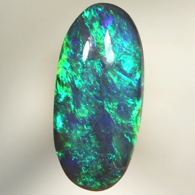 SOLID BLACK OPAL bright and strong greens